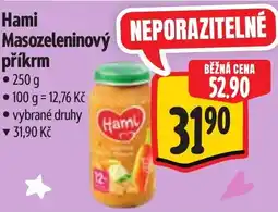Albert Hami Masozeleninový příkrm nabídka