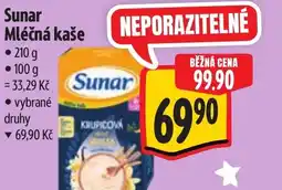 Albert Sunar Mléčná kaše nabídka
