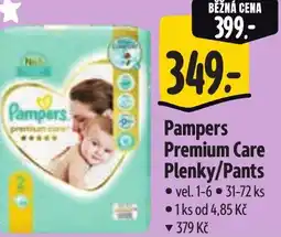 Albert Pampers Premium Care Plenky/Pants nabídka