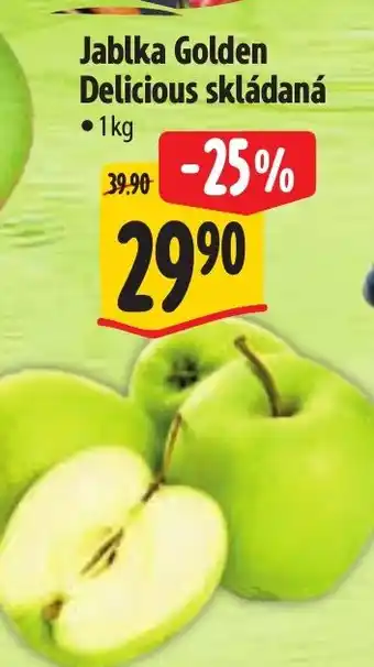 Albert Jablka Golden Delicious skládaná nabídka
