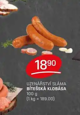 Flop BÍTEŠSKÁ KLOBÁSA nabídka