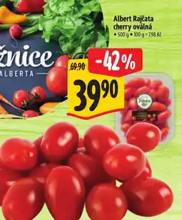Albert Albert Rajčata cherry oválná nabídka