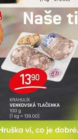 Flop VENKOVSKÁ TLAČENKA nabídka
