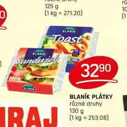 Flop BLANÍK PLÁTKY různé druhy nabídka