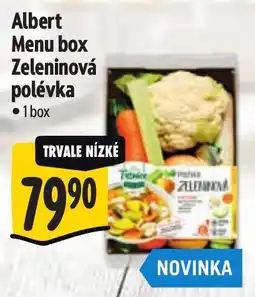 Albert Albert Menu box Zeleninová polévka nabídka