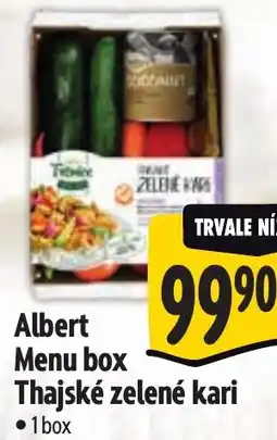 Albert Albert Menu box Thajské zelené kari nabídka