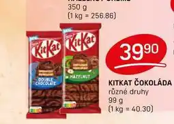 Flop KITKAT ČOKOLÁDA různé druhy nabídka