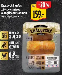 Albert Královské kuřecí závitky s nivou a anglickou slaninou nabídka