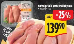 Albert Kuřecí prsní a stehenní řízky mix nabídka