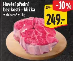 Albert Hovězí přední bez kosti - kližka nabídka