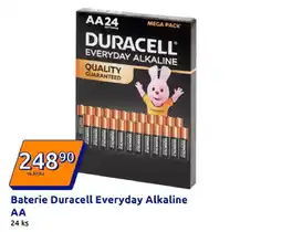Action Baterie Duracell Everyday Alkaline AA nabídka