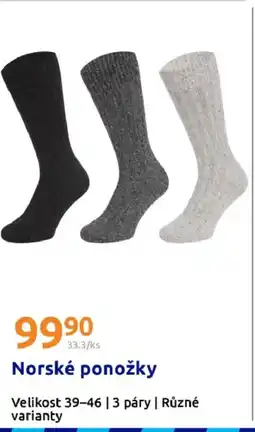 Action Norské ponožky nabídka