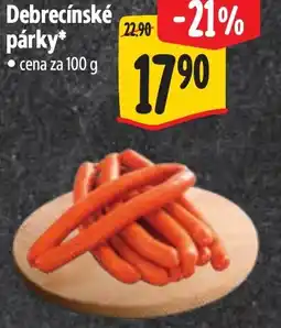 Albert Debrecínské párky nabídka