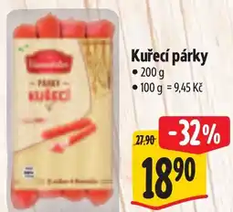 Albert Kuřecí párky nabídka