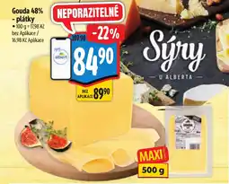 Albert Gouda 48% - plátky nabídka