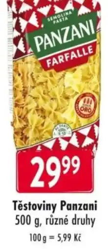 Qanto Těstoviny Panzani nabídka