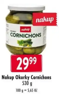 Qanto Nakup Okurky Cornichons nabídka