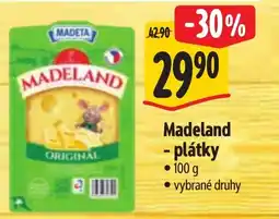 Albert Madeta Madeland - plátky nabídka