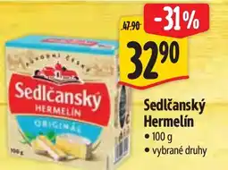 Albert Sedlčanský Hermelín nabídka