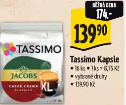 Albert Tassimo Kapsle nabídka
