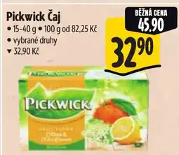 Albert Pickwick Čaj nabídka