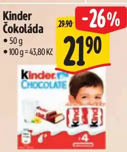 Albert Kinder Čokoláda nabídka