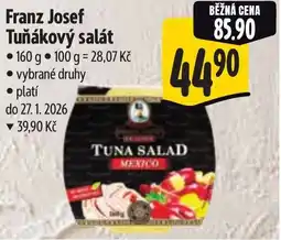 Albert Franz Josef Tuňákový salát nabídka