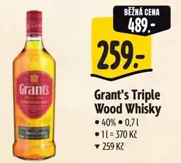 Albert Grant's Triple Wood Whisky nabídka