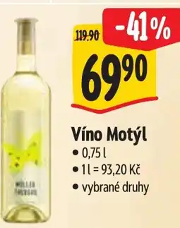 Albert Víno Motýl nabídka