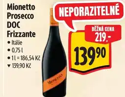 Albert Mionetto Prosecco DOC Frizzante nabídka