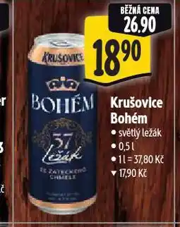 Albert Pivo krušovice bohém nabídka