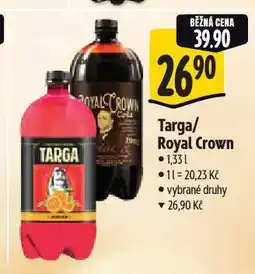 Albert Royal crown cola nabídka
