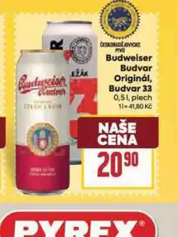 Billa Pivo budweiser budvar original nabídka