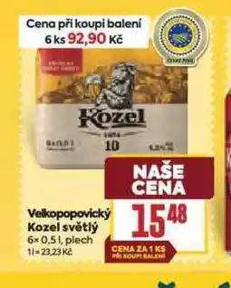 Billa Pivo velkopopovický kozel 10 nabídka