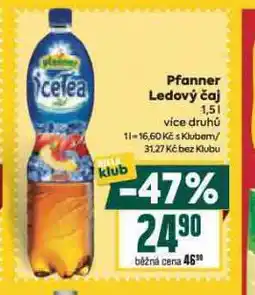 Billa Pfanner ledový čaj nabídka