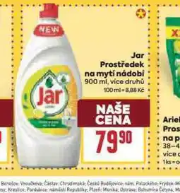 Billa Jar prostředek na nádobí nabídka