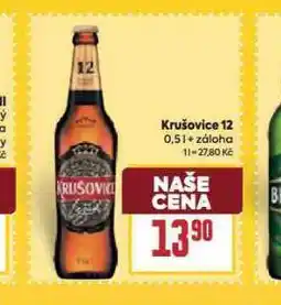 Billa Pivo krušovice 12 královský ležák nabídka