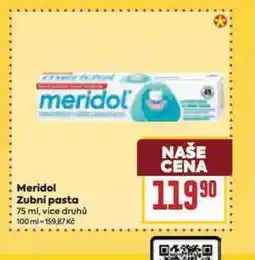Billa Meridol zubní pasta nabídka