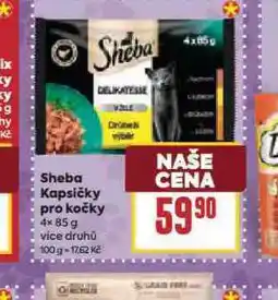 Billa Sheba kapsičky pro kočky nabídka