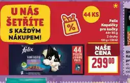 Billa Felix kapsičky pro kočky nabídka