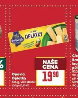 Billa Opavia oplatky nabídka