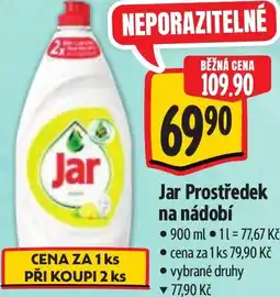 Albert Jar Prostředek na nádobí nabídka