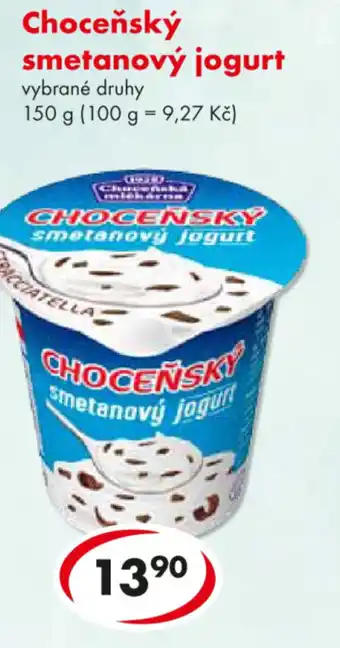 Choceňský smetanový jogurt