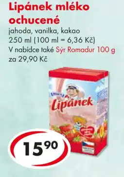 CBA Madeta Lipánek mléko ochucené nabídka
