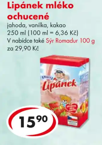 Madeta Lipánek mléko ochucené