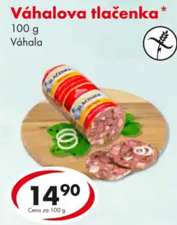 CBA Váhalova tlačenka nabídka