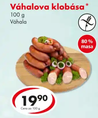 CBA Váhalova klobása nabídka