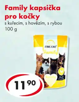 CBA Family kapsička pro kočky nabídka