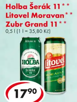 CBA Holba Šerák 11 Litovel Moravan Zubr Grand 11 nabídka