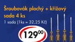 CBA Šroubovák plochý + křížový nabídka